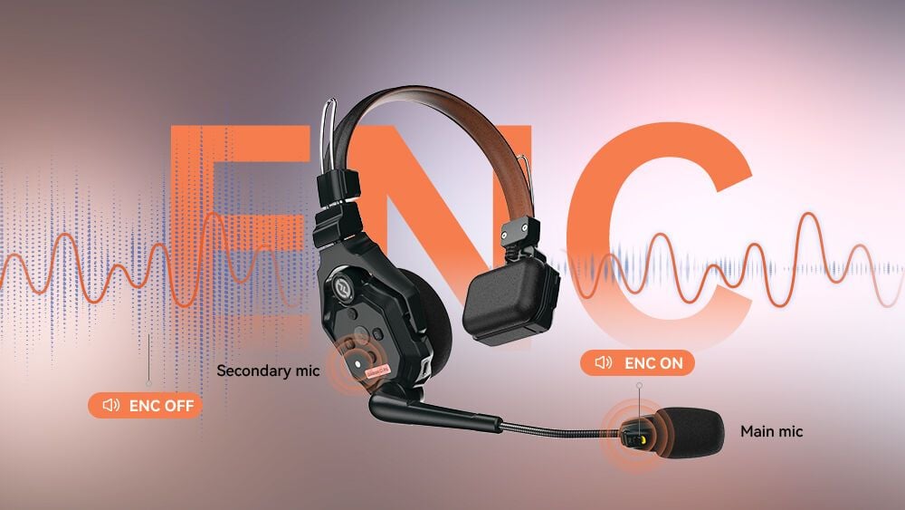 hollyland solidcom c1 pro master headset single ear