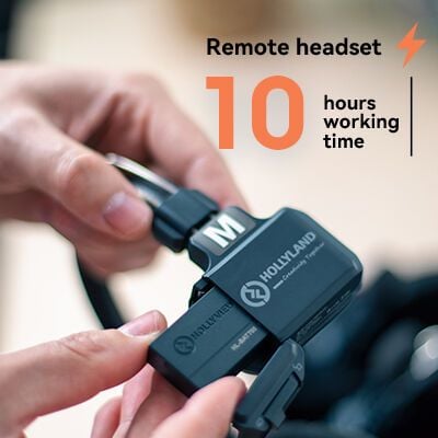 hollyland solidcom c1 pro master headset single ear