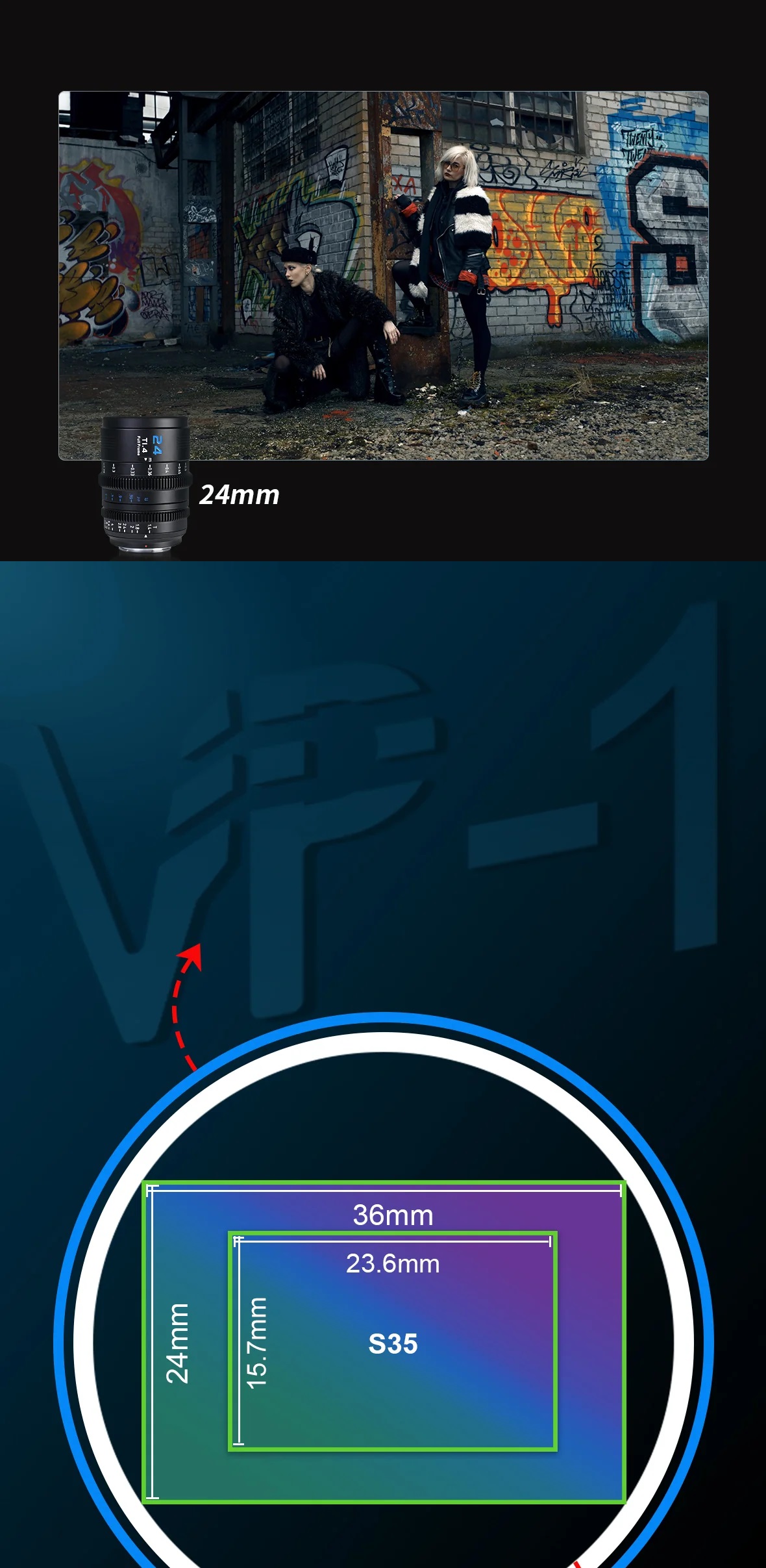 Sirui VP-1 Vision Prime T1.4 Full-Frame Cine 3-Lens Kit