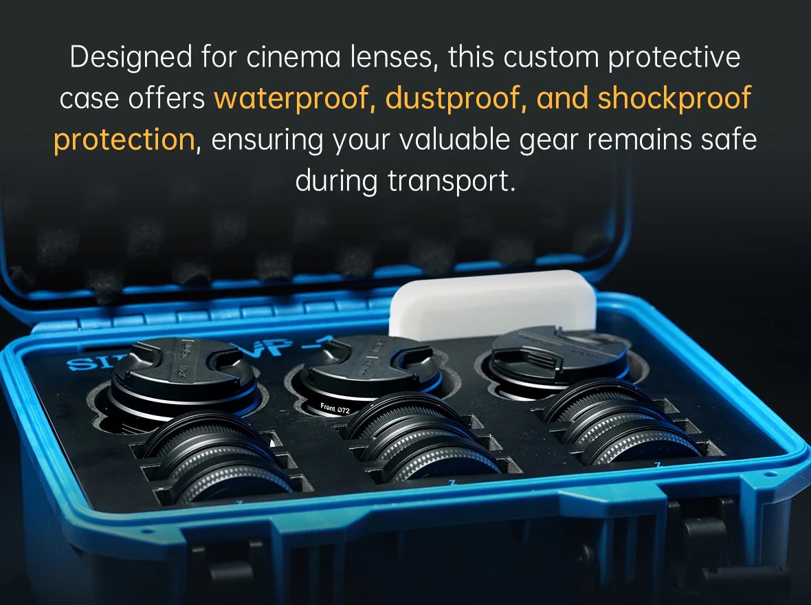 Sirui VP-1 Vision Prime T1.4 Full-Frame Cine 3-Lens Kit