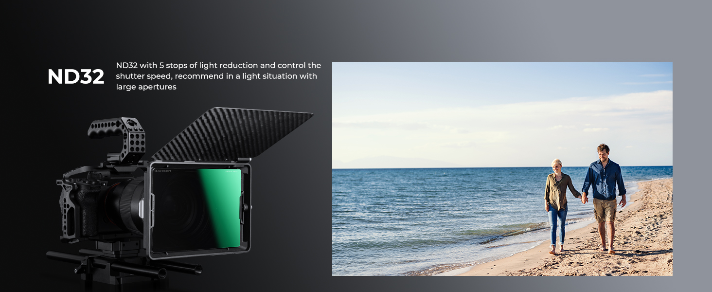 KF01.2455 - ND32 (5 Stops) Square ND Filter, 4"x5.65" Neutral Density Filter