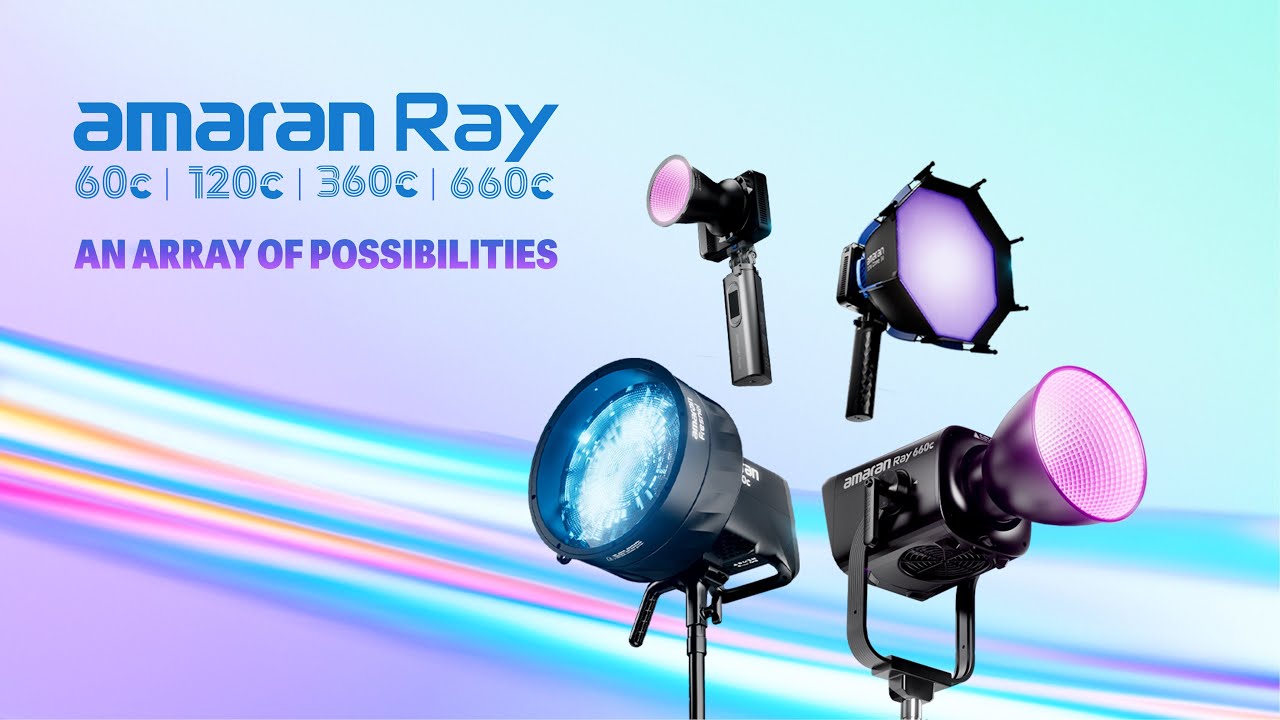 So sánh amaran Ray 60c 120c 360c RGB COB LED đèn quay chụp 2026