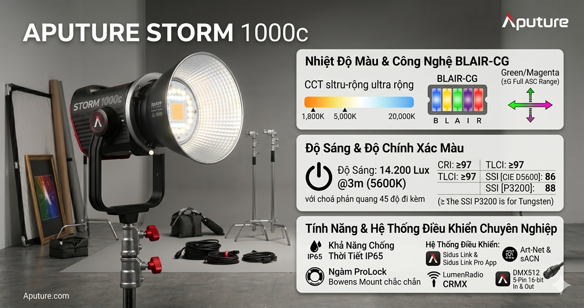 aputure storm 1000c