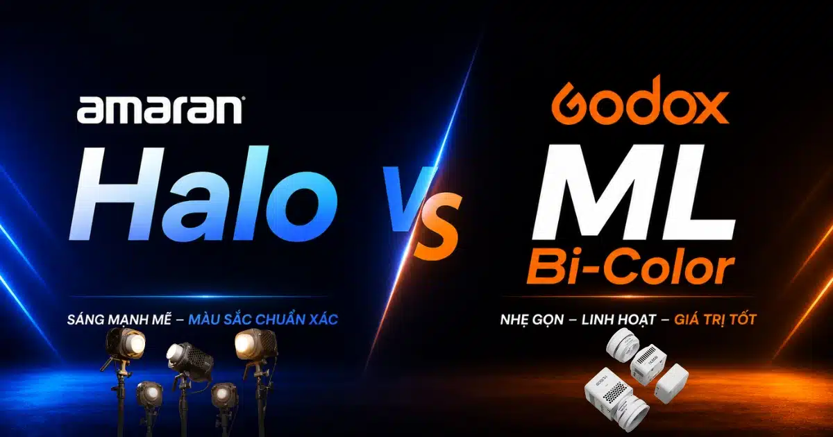 amaran Halo vs Godox ML Bi-Color