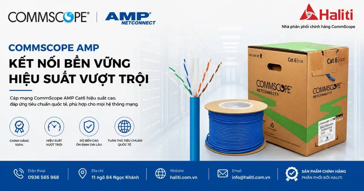 thiết bị mạng commscope amp chính hãng haliti