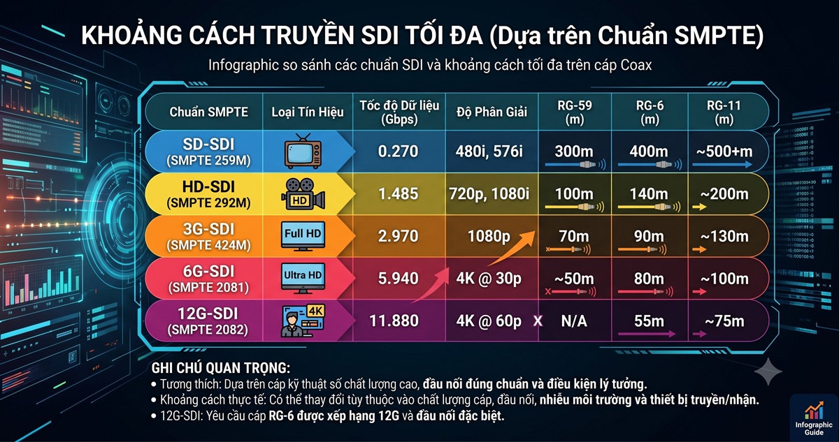 Khoảng cách truyền SDI
