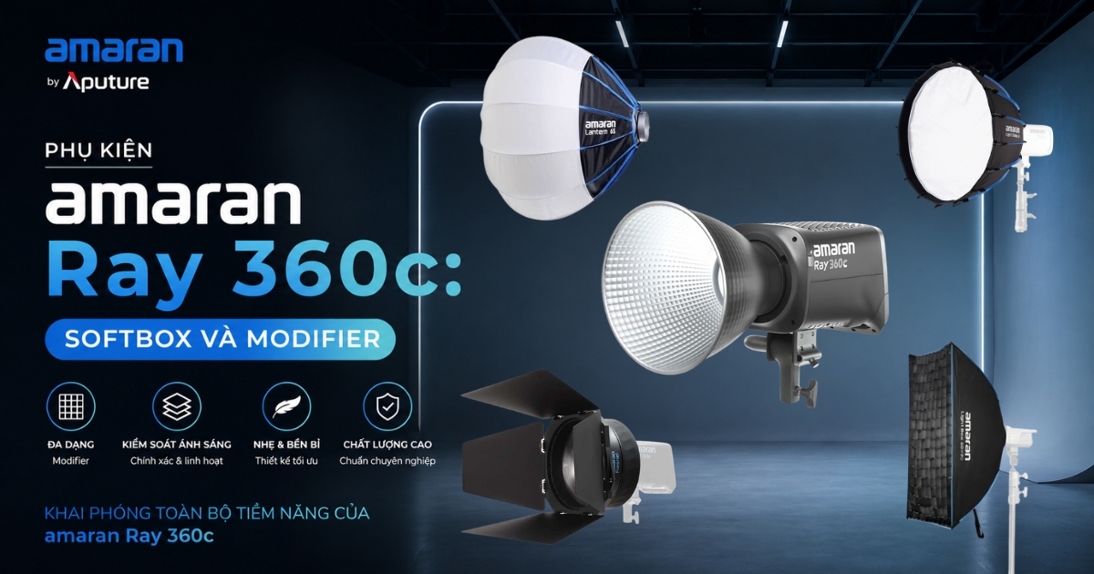 Phụ Kiện amaran Ray 360c Tương Thích Chính Hãng 2026