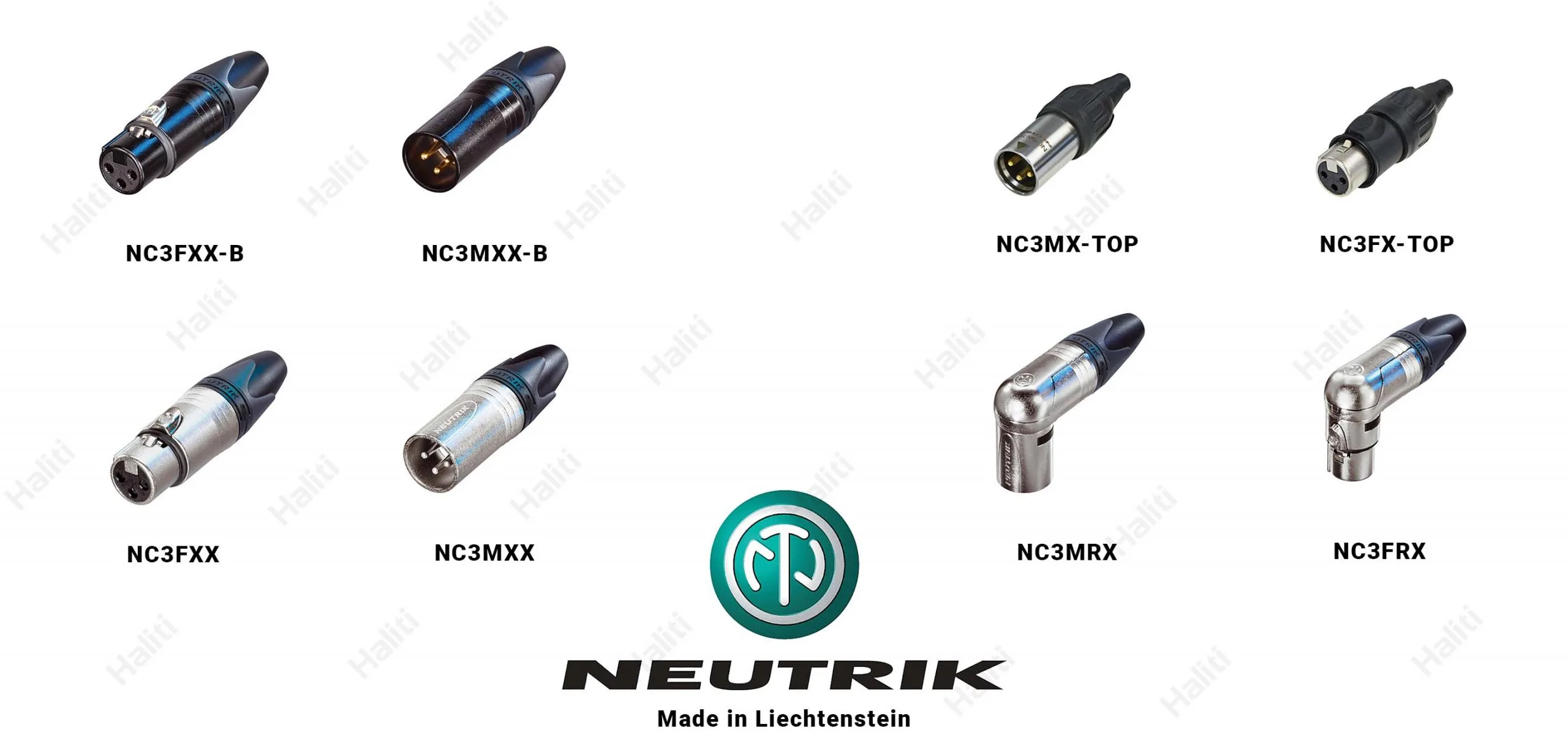 jack neutrik nc3fxx-b - canon xlr 3 pin chân mạ vàng