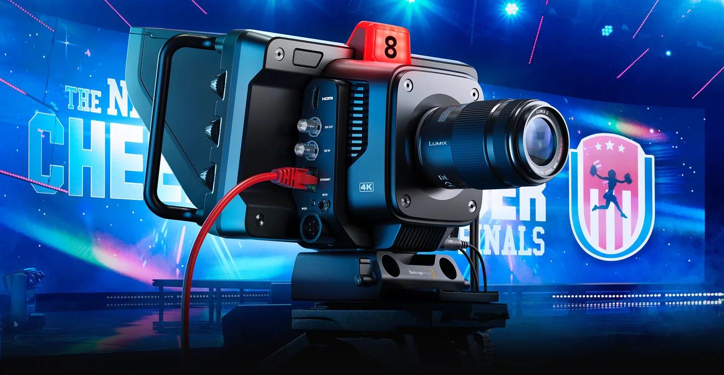 hỗ trợ Lens - máy quay blackmagic Studio 4K Pro