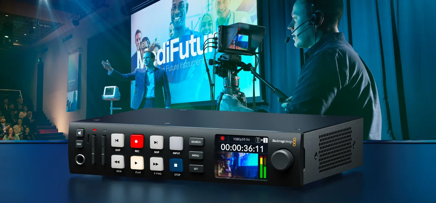 Bộ ghi và lưu trữ Hyperdeck Studio hd plus