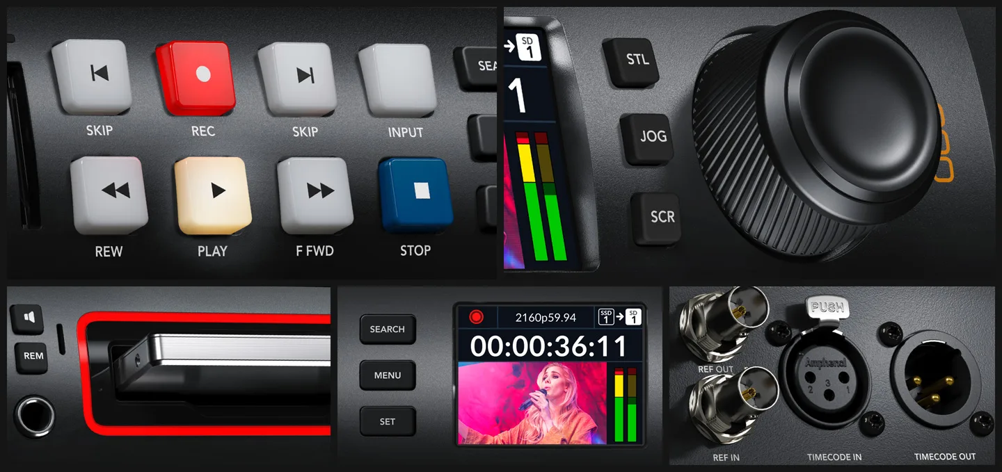 Bộ ghi và lưu trữ Hyperdeck Studio wheel