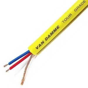 Dây tín hiệu micro Van Damme 268-025-04 màu vàng