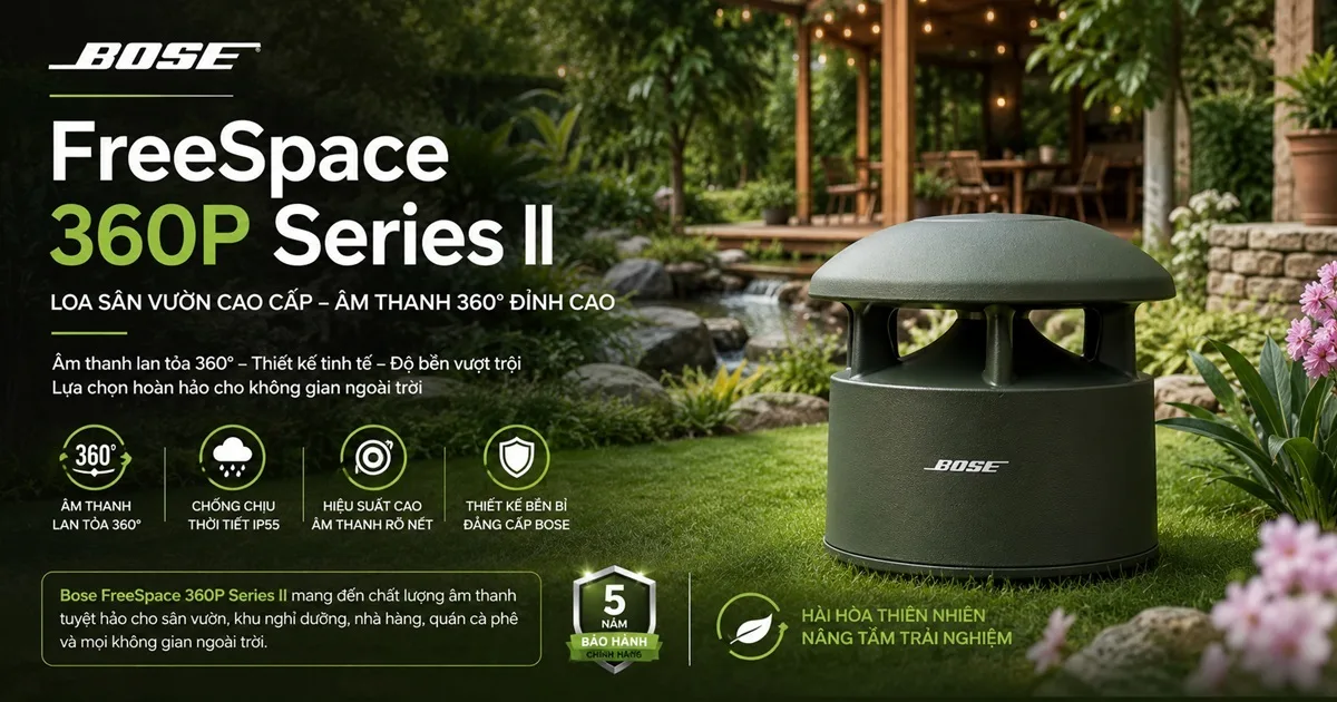 Loa sân vườn Bose FreeSpace 360P Series II