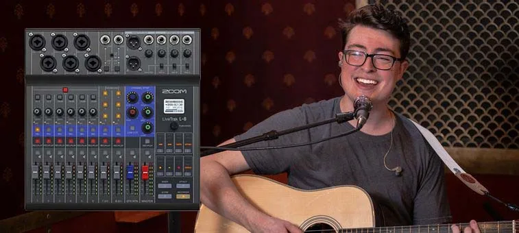 mixer Zoom L8 Livetrak