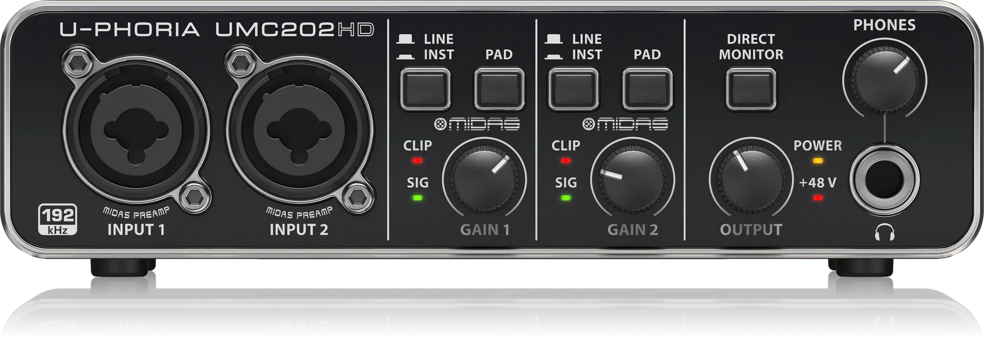 soundcard thu âm behringer umc202hd