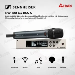 micro sennheiser ew 100 g4-865-s