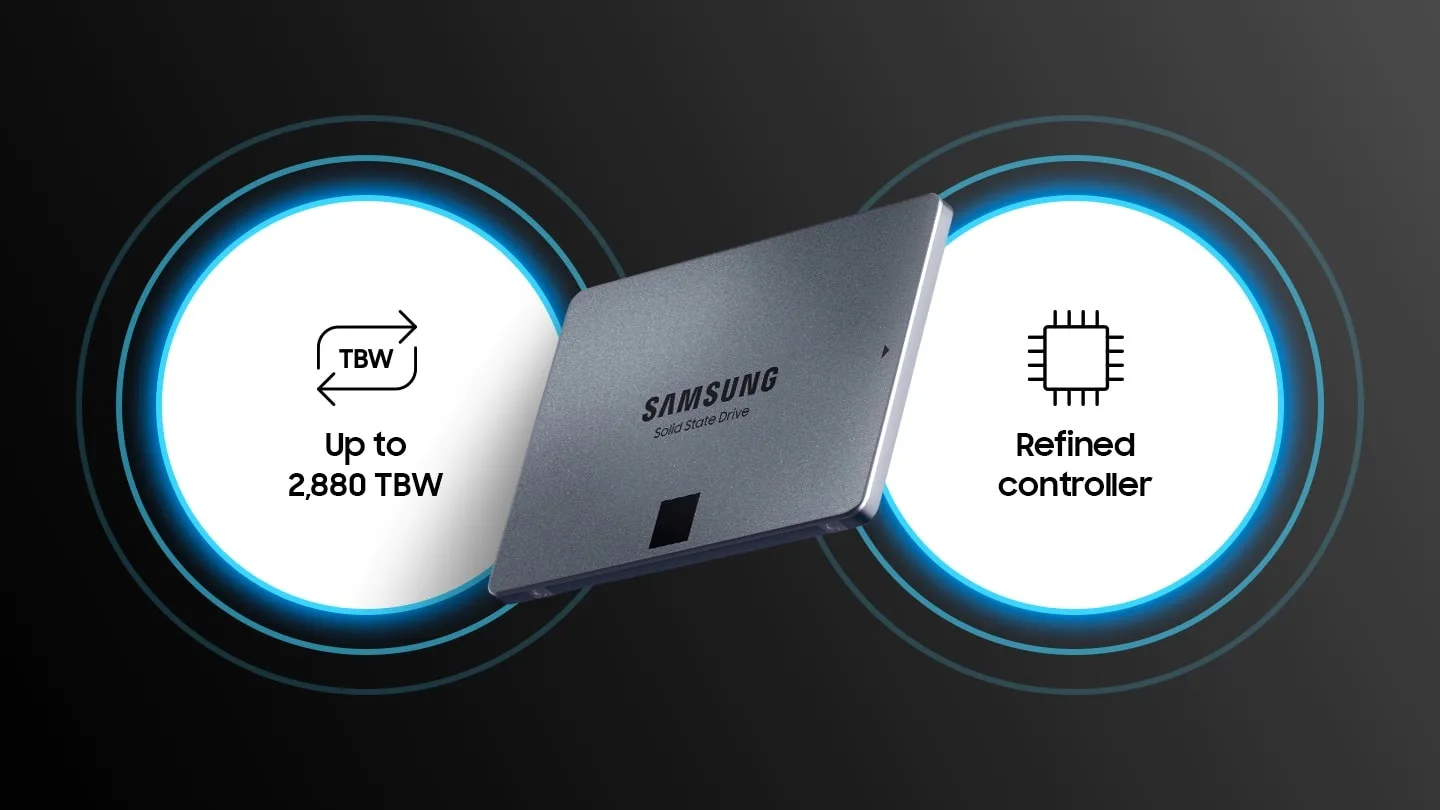 Ổ cứng ssd Samsung 870 Evo đáng tin cậy và bền vững