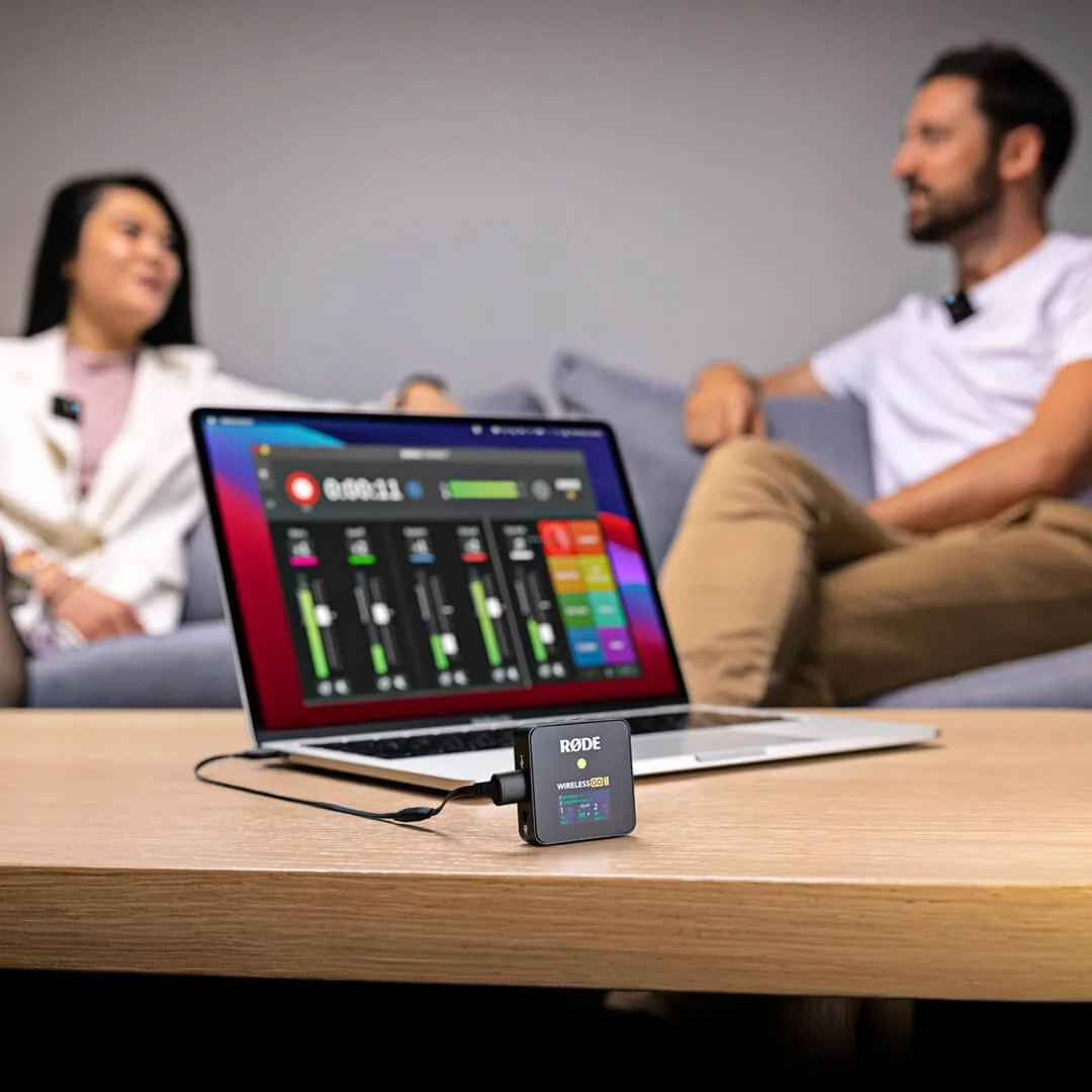 rode wireless go II single KẾT NỐI PHẦN MỀM RØDE Connect