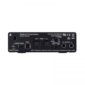 soundcard thu âm roland rubix22