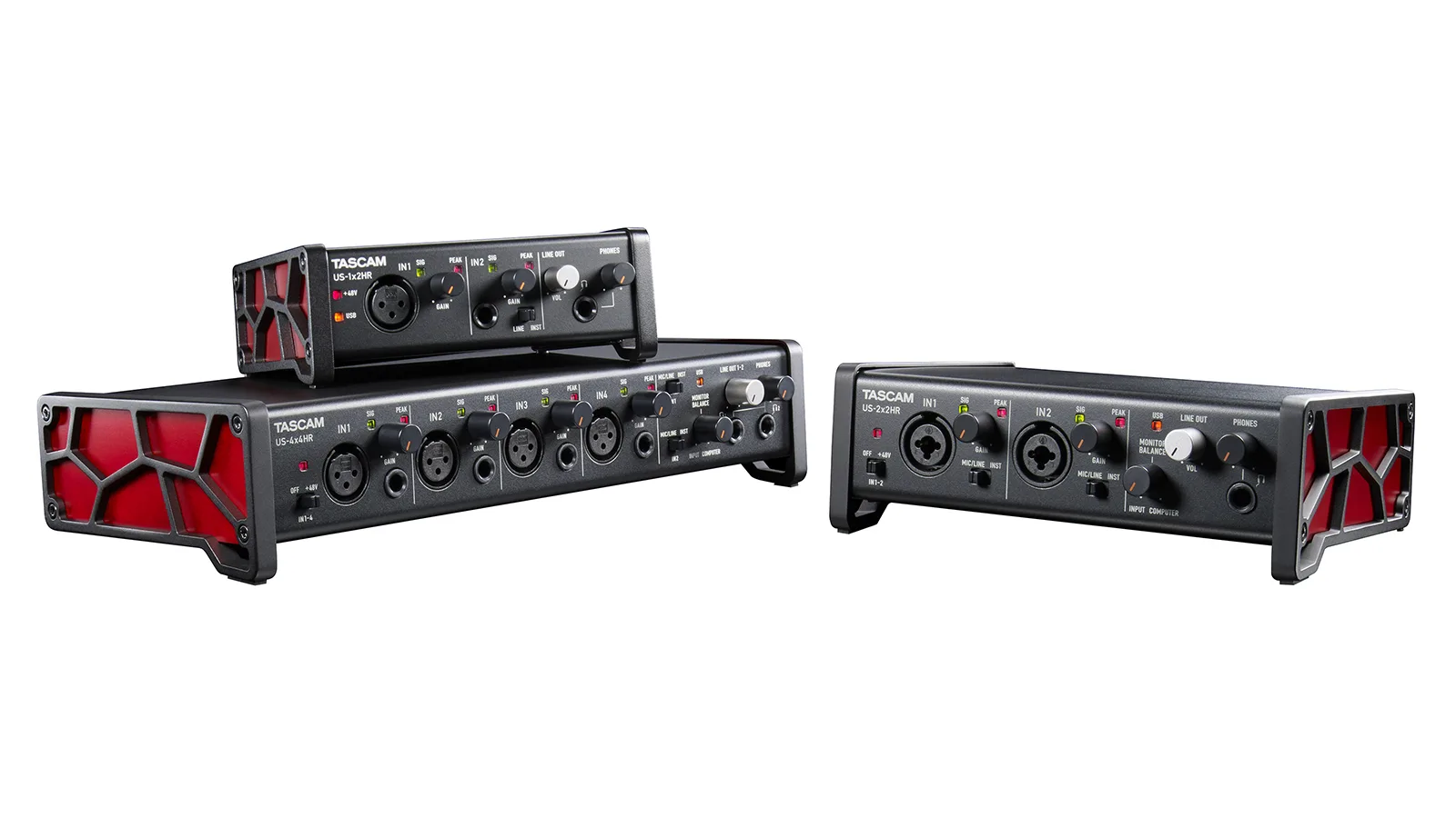soundcard thu âm tascam us-2x2hr us-4x4hr