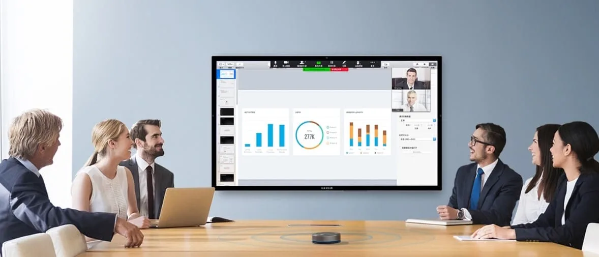 Maxhub hội nghị trực tuyến Loa kèm mic hội nghị maxhub speakerphone bm21