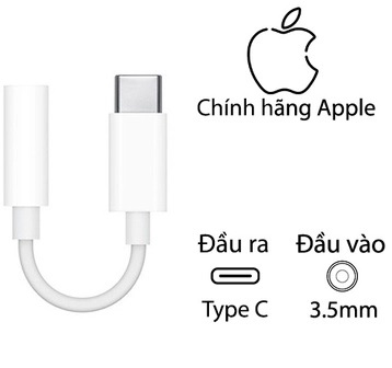 Apple Cáp jack chuyển đổi Lightning to 3.5mm