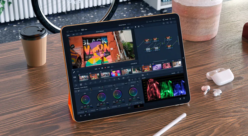 DaVinci Resolve cho ipad