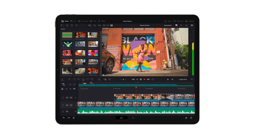 DaVinci Resolve cho ipad