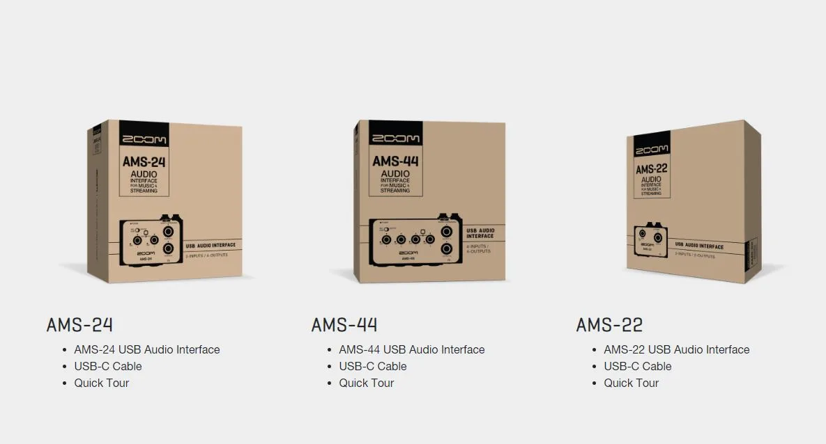 Zoom AMS series