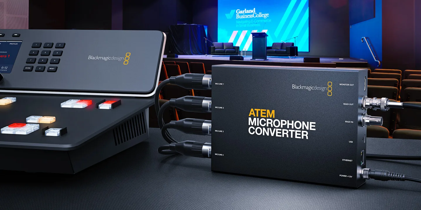 Blackmagic ATEM Microphone Converter