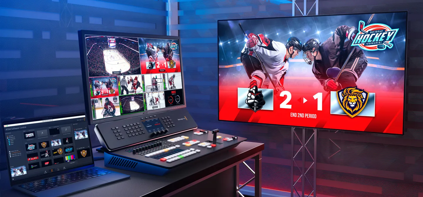 Bàn trộn hình ảnh Blaclmagic ATEM Television Studio HD8 ISO