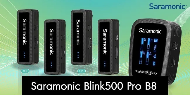 Micro không dây Saramonic SR-Blink500 Pro B8