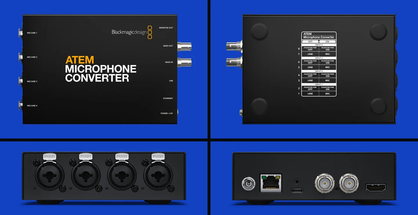 Blackmagic ATEM Microphone Converter
