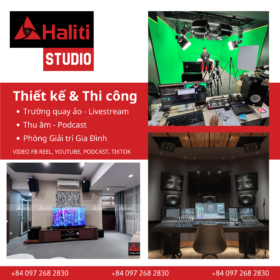 Thiết kế thi công studio trường quay