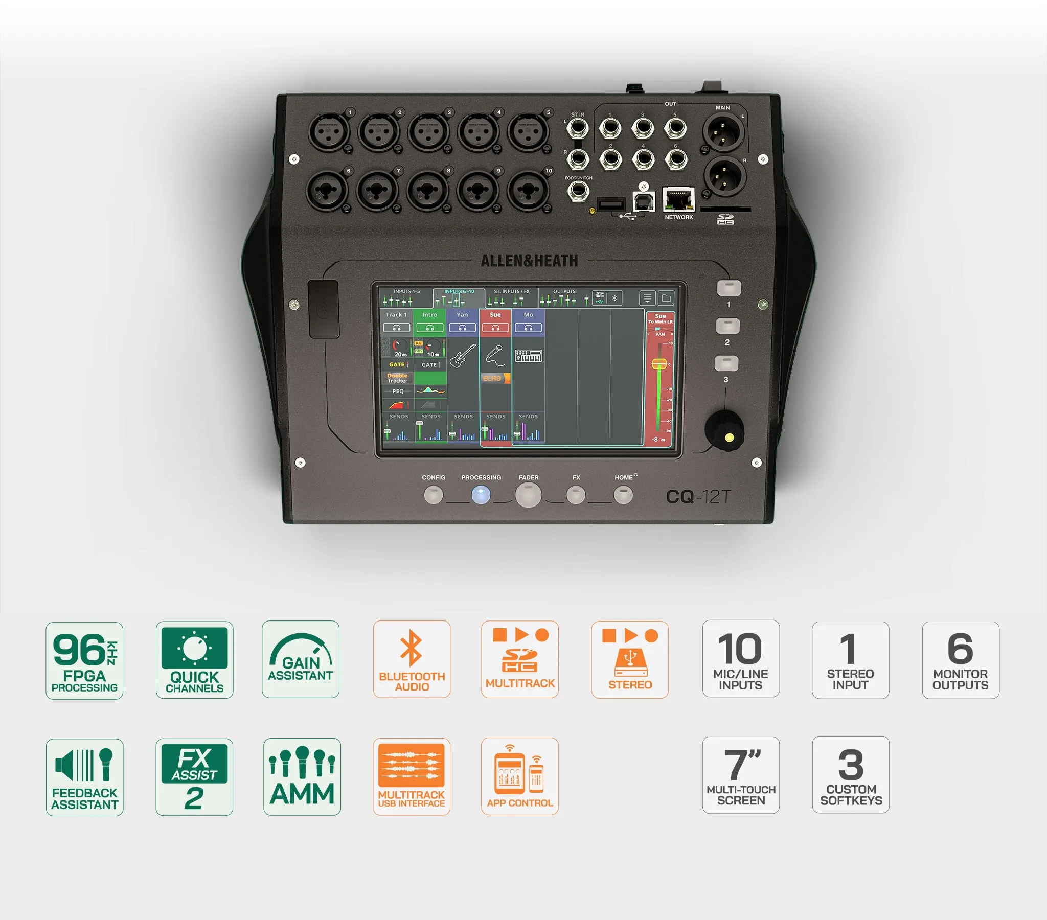 mixer allen & heath CQ-12t