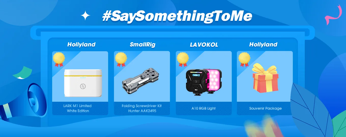 say something to me