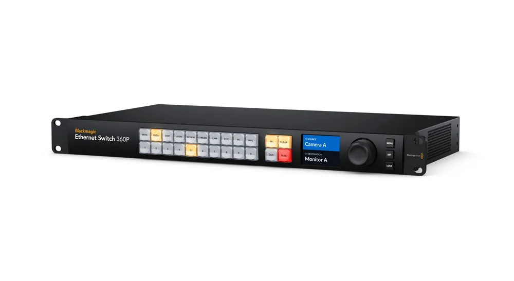 Blackmagic Design giới thiệu bộ chuyển mạch Ethernet Blackmagic 360P mới