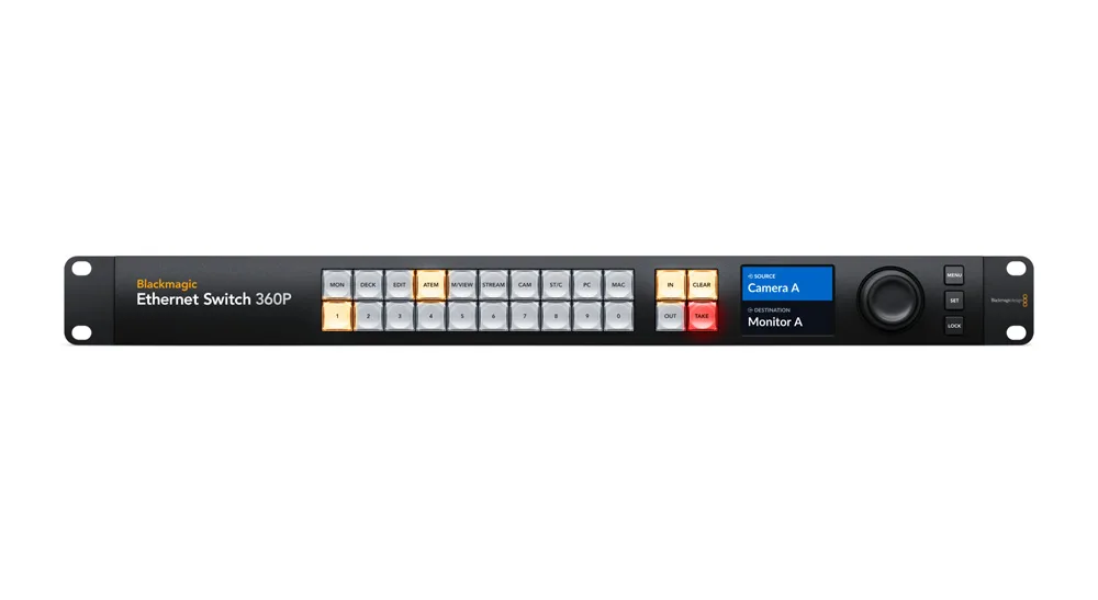 Blackmagic Design giới thiệu bộ chuyển mạch Ethernet Blackmagic 360P mới