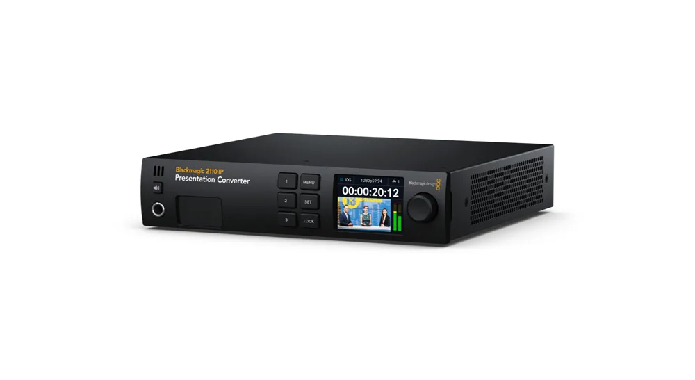 Blackmagic Design công bố bộ chuyển đổi IP Blackmagic 2110 mới