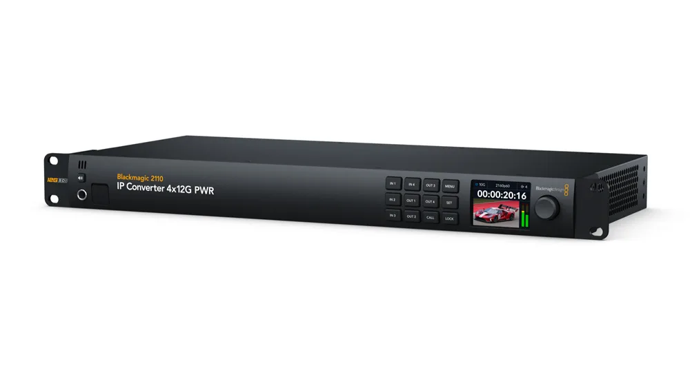 Blackmagic Design công bố bộ chuyển đổi IP Blackmagic 2110 mới