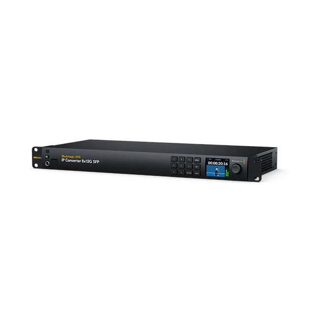 Blackmagic 2110 IP Converter 8x12G SFP