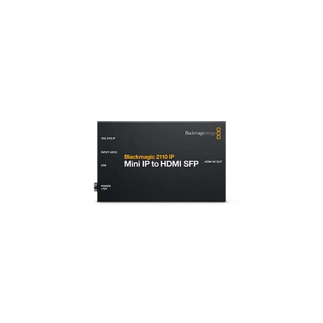 Blackmagic 2110 IP Mini IP to HDMI SFP