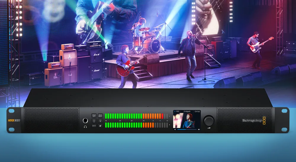 Blackmagic Design công bố Màn hình âm thanh Blackmagic mới 12G G3