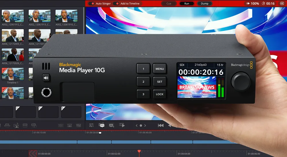 Blackmagic Design giới thiệu Trình phát đa phương tiện Blackmagic mới