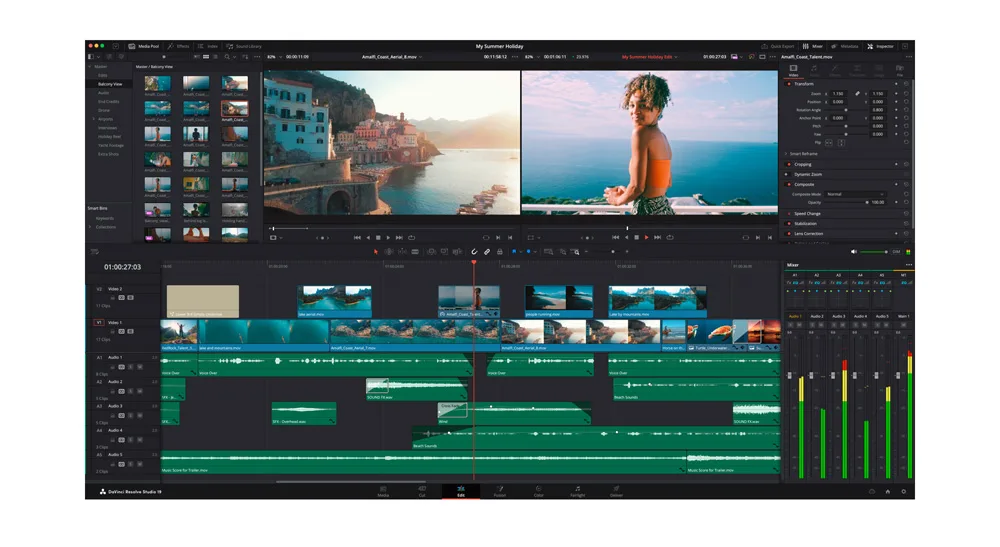 Phần mềm Davinci Resolve