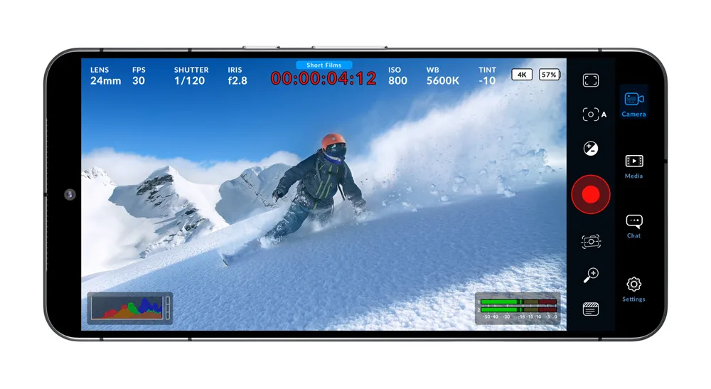 Máy ảnh Blackmagic dành cho Android
