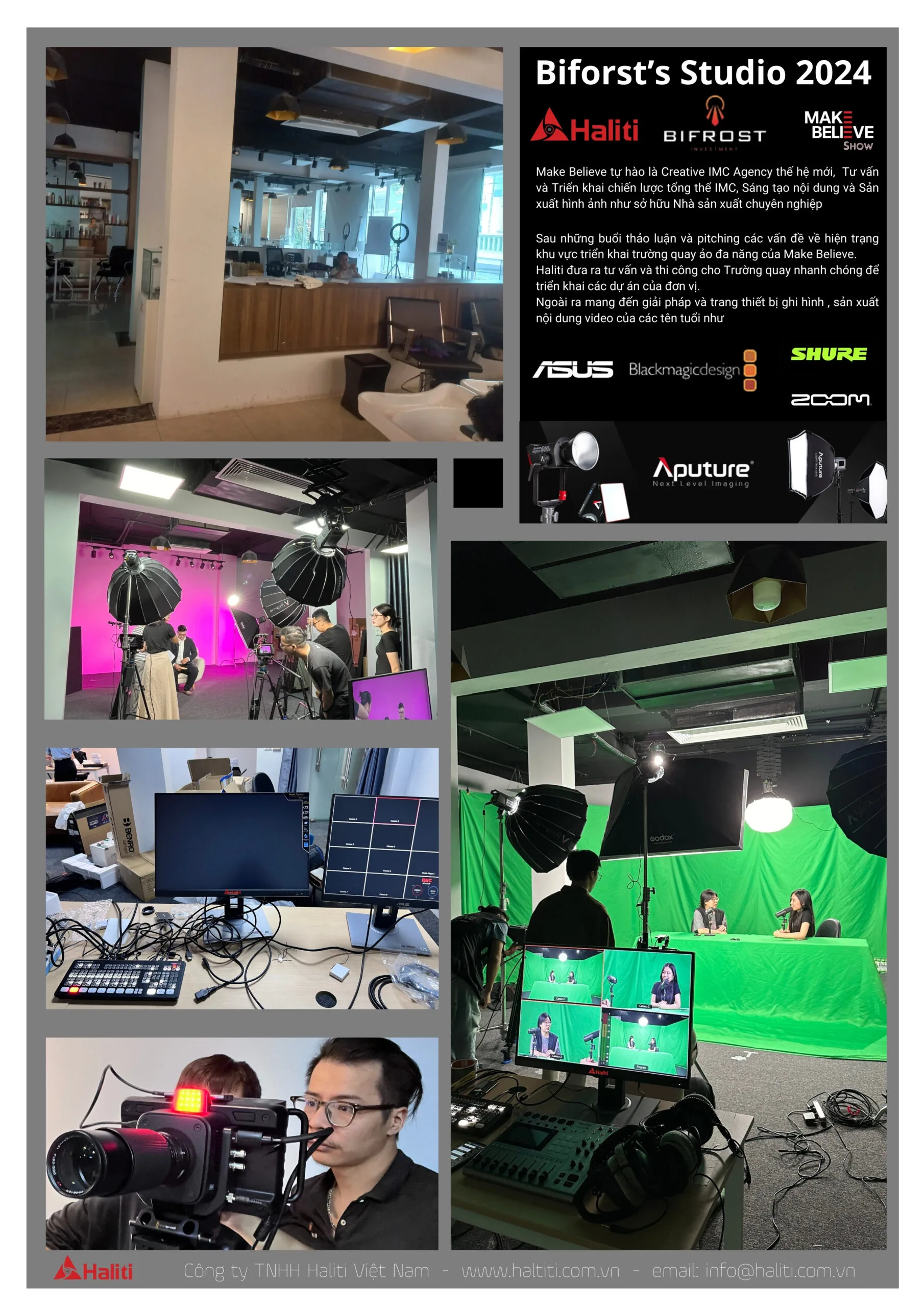 thi công trường quay biforst studio
