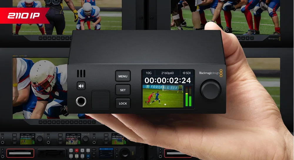 blackmagic 2110 ip converter updowncross 12g