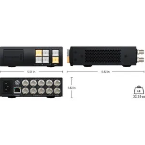 Blackmagic videohub 4x2 12G