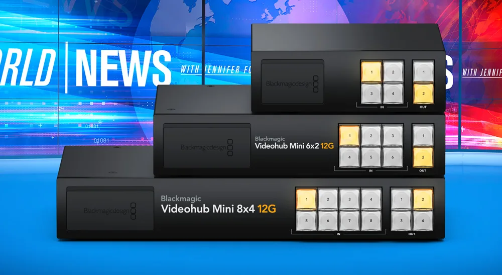 blackmagic videohub mini 12g